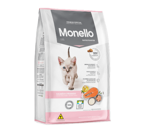 Monello Premium Especial - Gatitos - 1 kg - Salmon y Pollo.